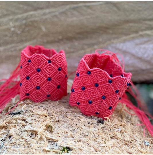 Ruby Weave Bracelet