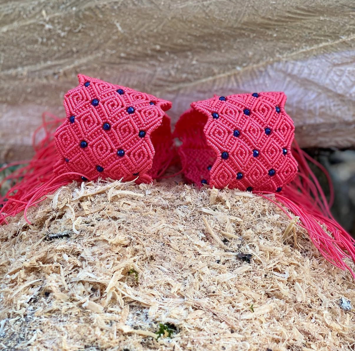Ruby Weave Bracelet